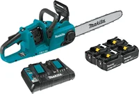 Makita XCU04PT1 36V (18V X2) LXT® Brushless 16" Chain Saw Kit with 4 Batteries (5.0Ah) 1