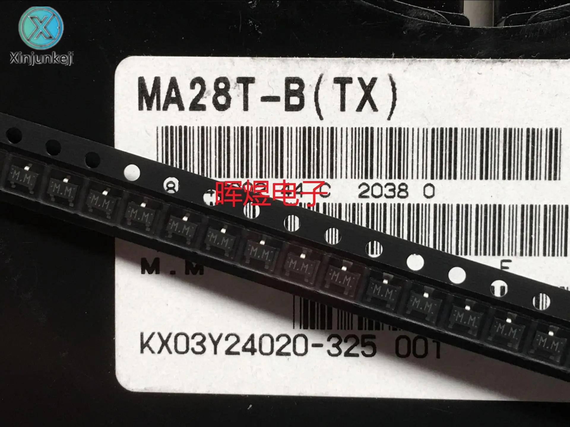 

10 шт. оригинальная новая микросхема MA3X028TBL triode MA28T-B SOT-23