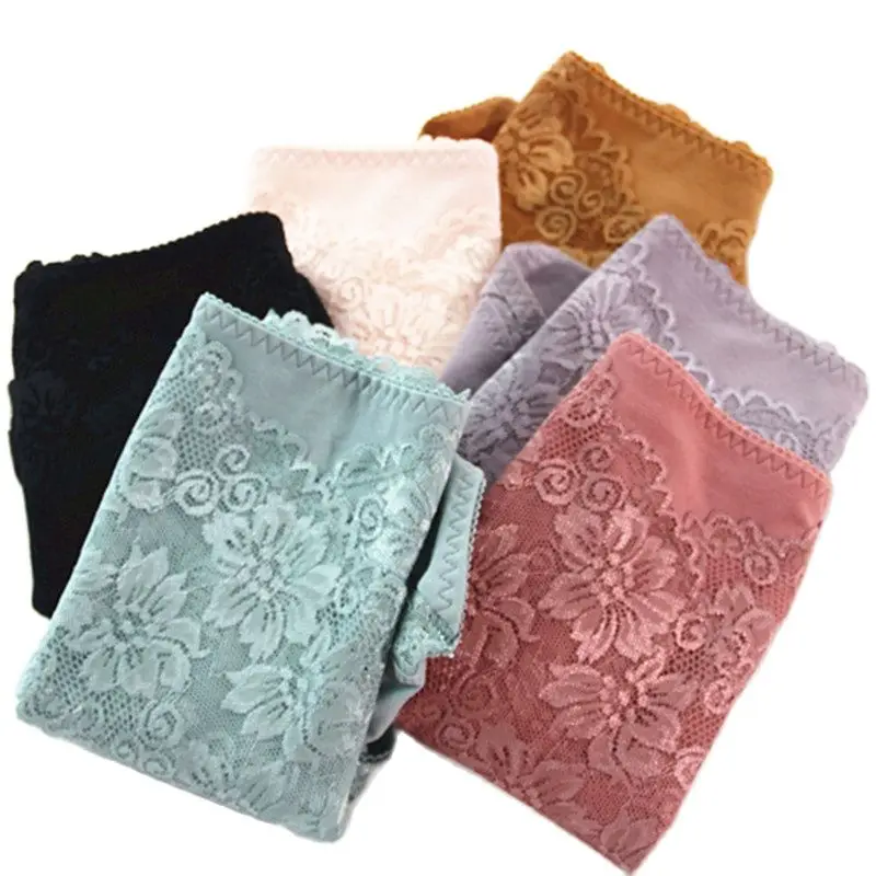 

Women Panties for Intimate Handmade Lace Mid-Rise Brief Female Lingerie Japanese Tell Us Which 4 Colors You Want Will Sent Soon