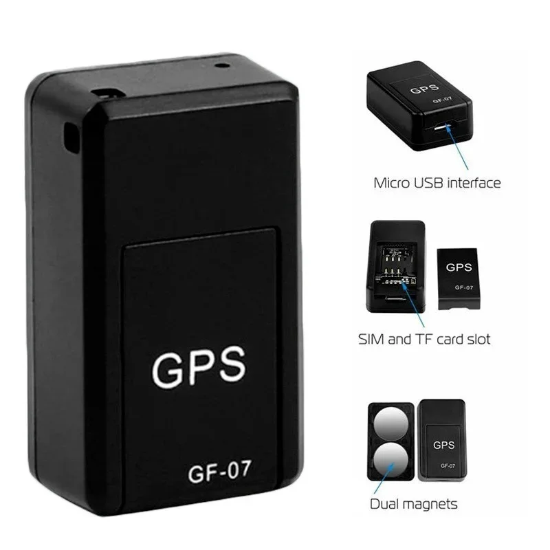 Gps Locator Key Finder Anti Lost Tracker Anti Lose Tracker Item Locator Anti Lost Locator Key Chain Locator GF-07 GPS Car Tracker Real Time Tracking Anti-Theft Anti-lost Locator Strong Magnetic Mount SIM Message Positioner Mini