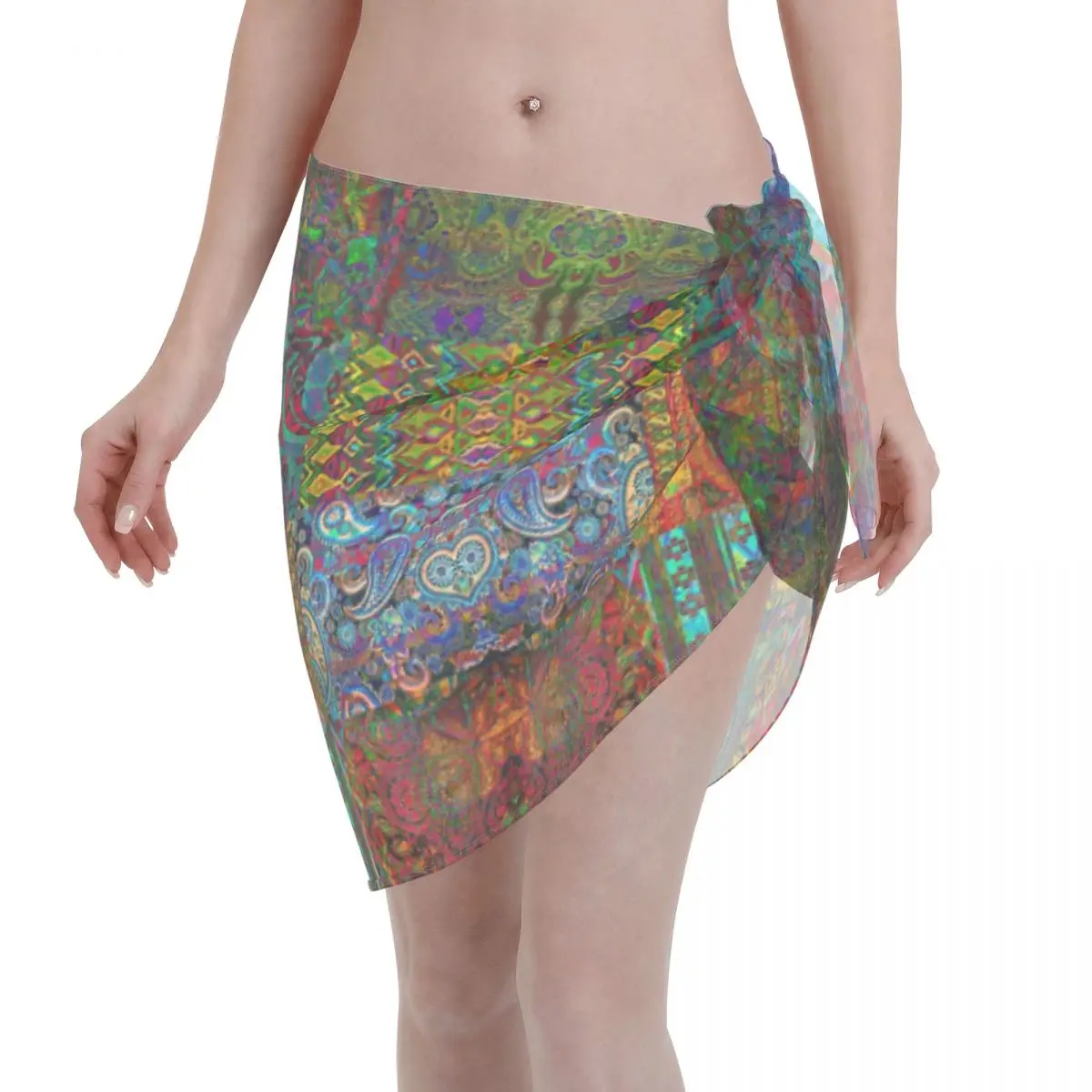 

Bohemian Wonderland Women Beach Bikini Cover Up Wrap Chiffon Swimwear Pareo Scarf Sarong Beach Wear Bikini Skirts Swimsuits