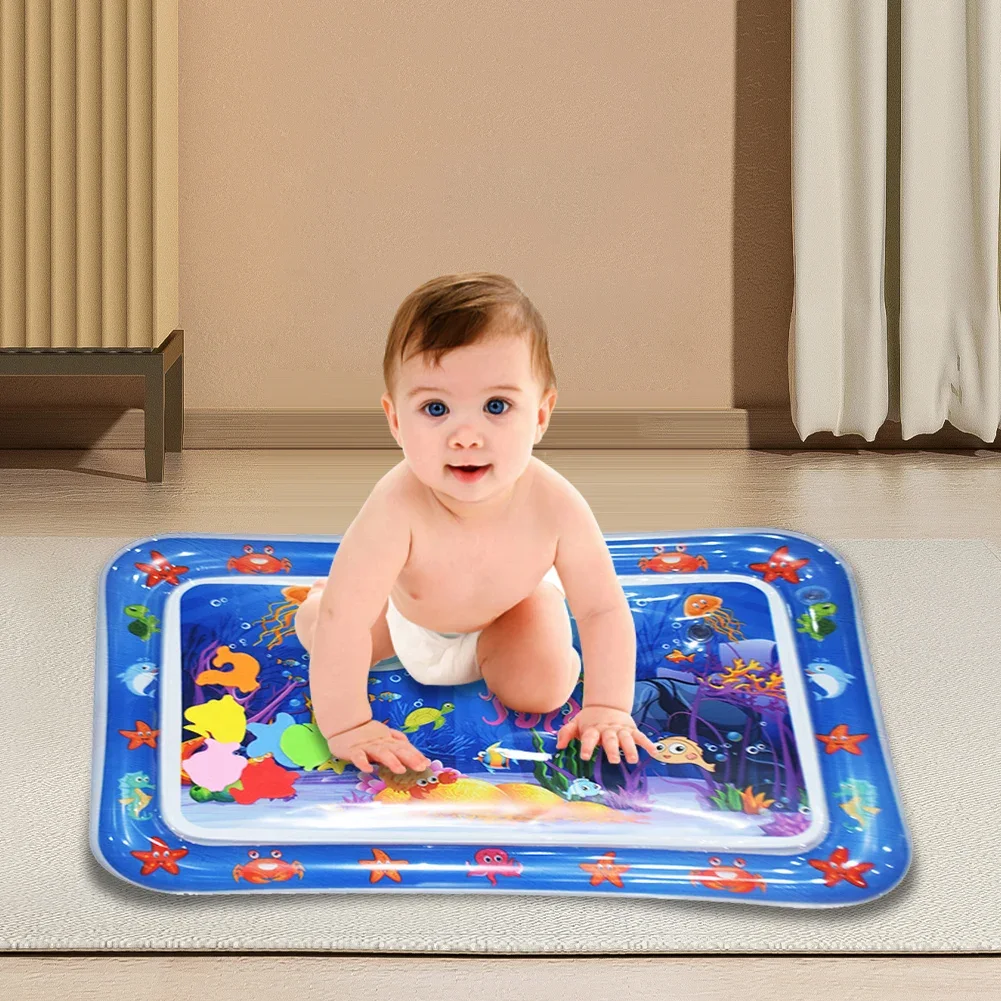 Baby Play Mat Baby Water Play Mat Inflatable Toys Thicken PVC Children's Mat Playmat Toddler Activity Play Center Water for Baby Kids Toys