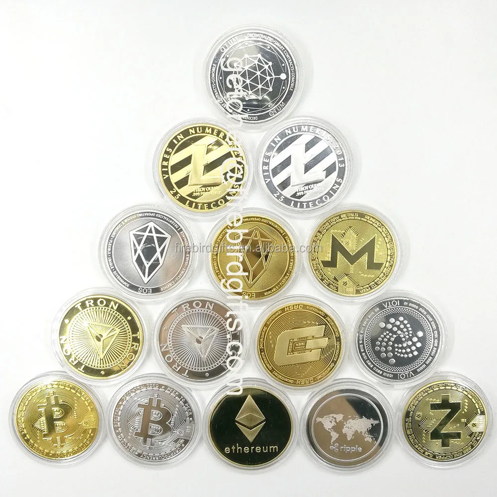 Gold Plated Bitcoin Commemorative Art Collectible
