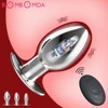 Wireless Remote Anal Vibrator Metal Anal Toy For Men Prostate Massager Dildo Sex Toys For Couple Wearable Butt Plug Stimulator 1