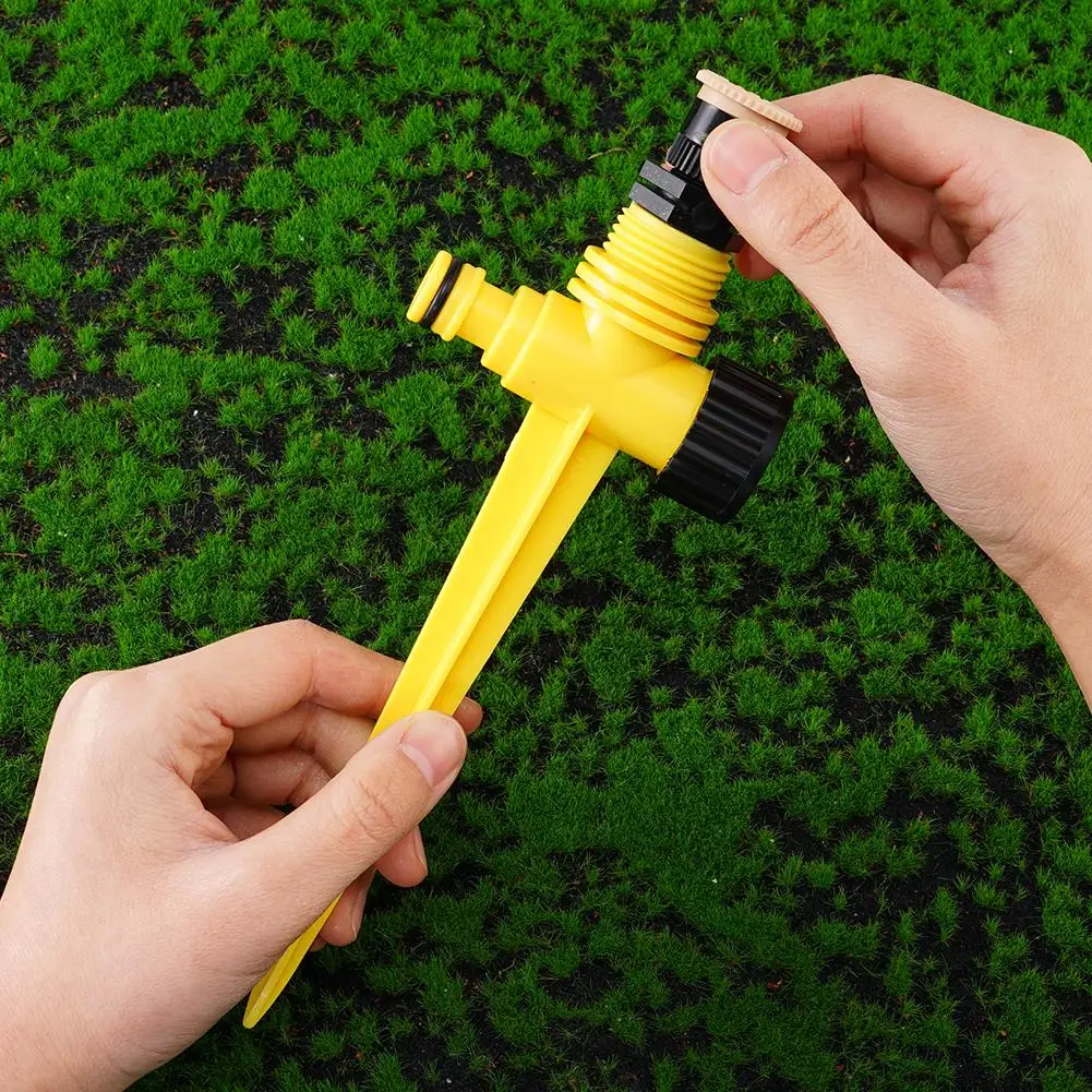 360&deg; Rotation Garden Sprinkler Irrigation Watering System 5Pcs Agriculture Ground Automatic Tube Plug Buried Atomization