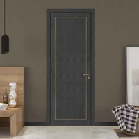 Factory Price Home Elegant Entrance Wooden Entry Room Interior Doors 2