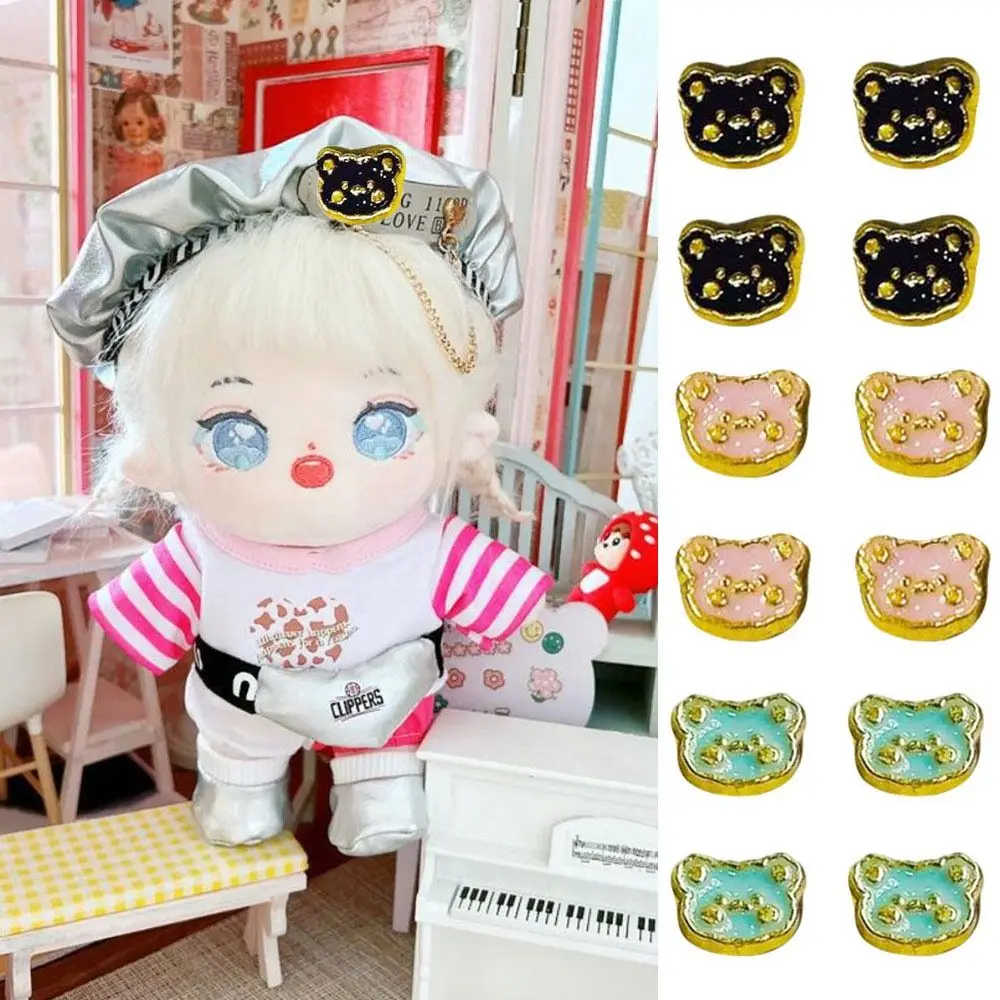 

20 шт., металлическая мини-Пряжка, 5 цветов, 5,3 × 6,5 мм