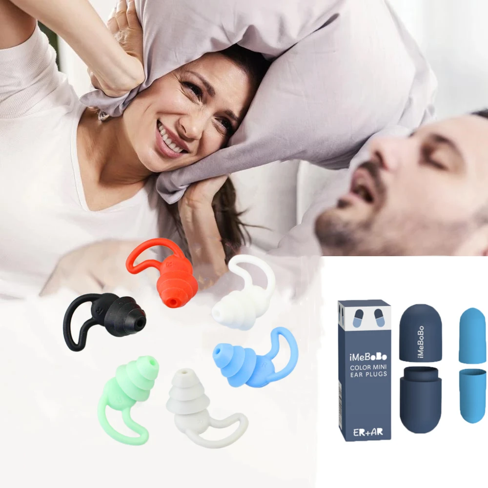 Soundproof Earplugs For Sleeping Soft Silicone Sleeping Ear Plugs Anti