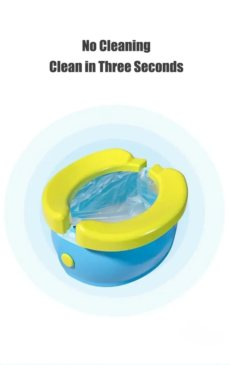 Child Potty Training Seat Folding Travel Baby Toilet Pot Squatty Potty Urinal for Children Baby Pot Child Toilet Portable Potty 6