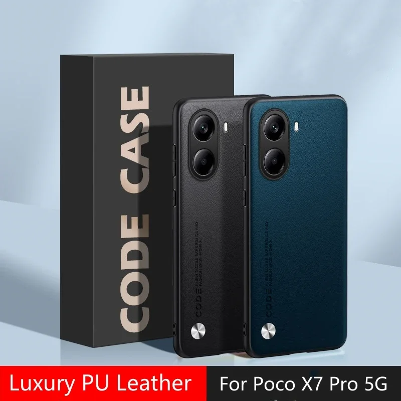 Premium PU Leather Matte Shockproof Case with Soft Edges