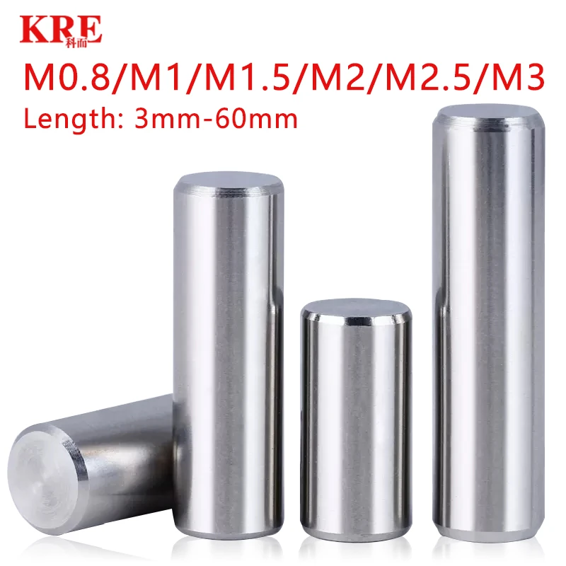 

1000Pcs M1 M1.2 M1.5 M2 M2.5 M3 Dowel 304 Stainless Steel Solid Cylindrical Pins Supply Non-Standard Size Locat Parallel Pin