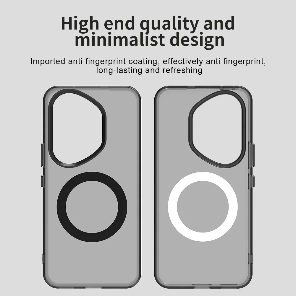 Luxury Armor Shockproof Magnetic Wireless Charging Matte PC Case