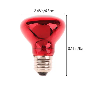 ST 1PC For Plants Amphibians Reptile Pets 25/40/50/60/75/100WE27 UVA Poultry Bulb Infrared Night Light Day Poultry Heating Bulb