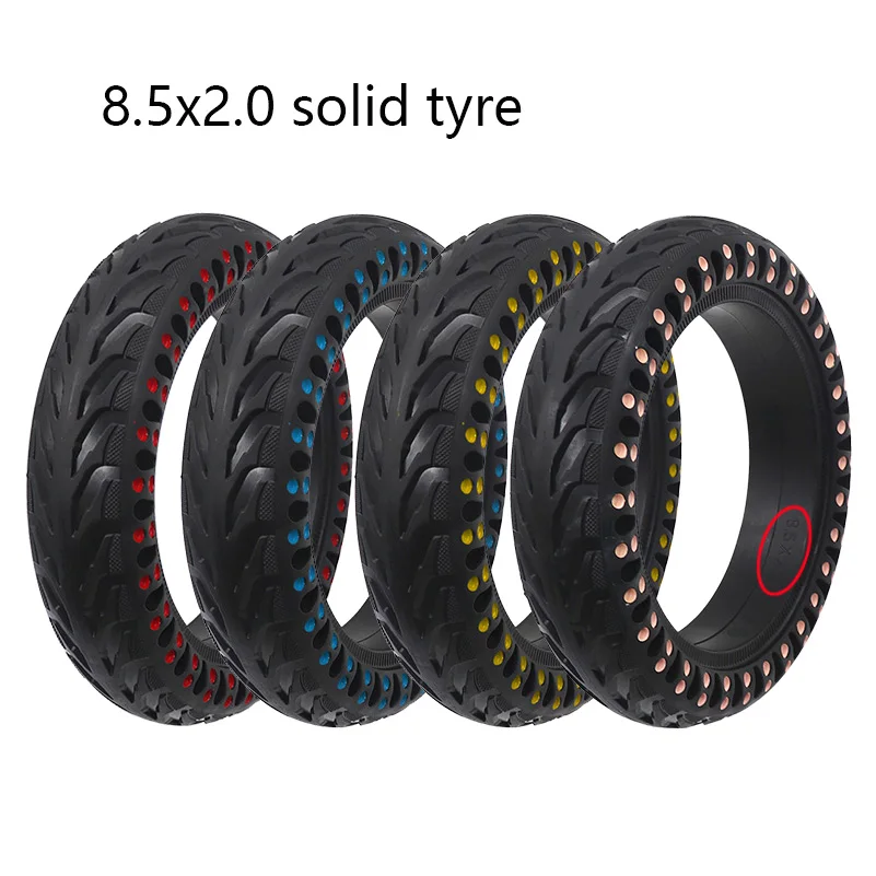 Pneumatico 8.5 Pollici 8.5 X2.0 Pneumatico Solido A Nido D'Ape Per Xiaomi M365 Pro Kugoo M2 Dualtron Mini Scooter Elettrico 8.5*2.0 Parti