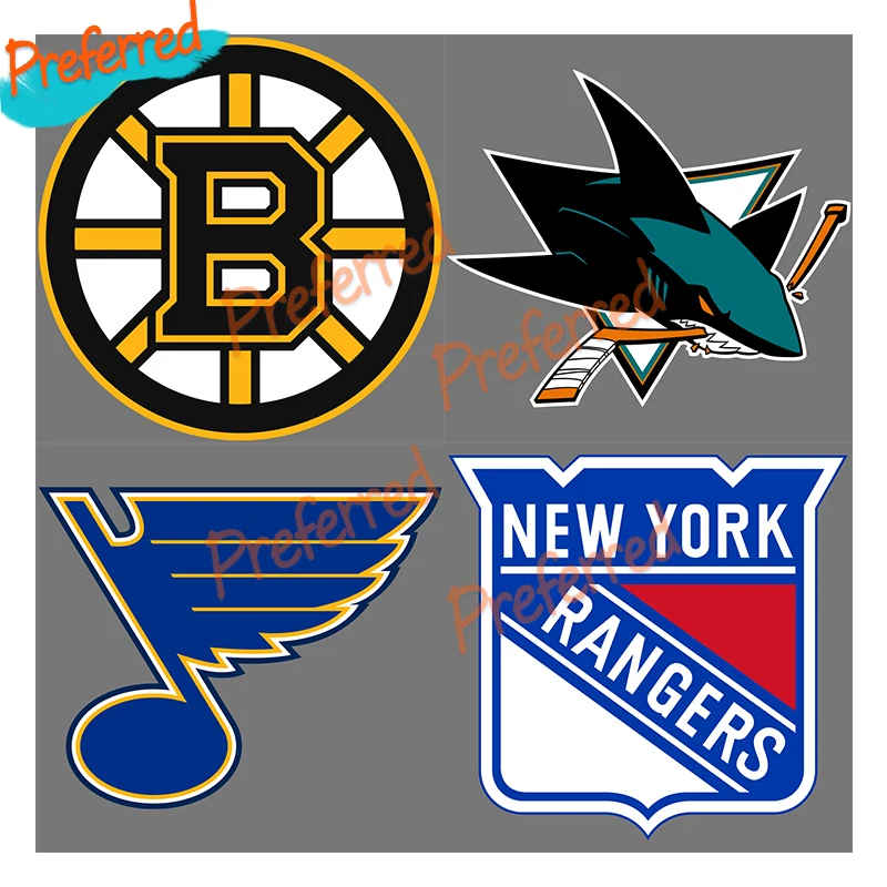 Nhl'S Hockey Vinile Adesivo Hockey Decalcomania Auto Camion Finestra Decalcomania Laptop Car Styling Decalcomania Pvc