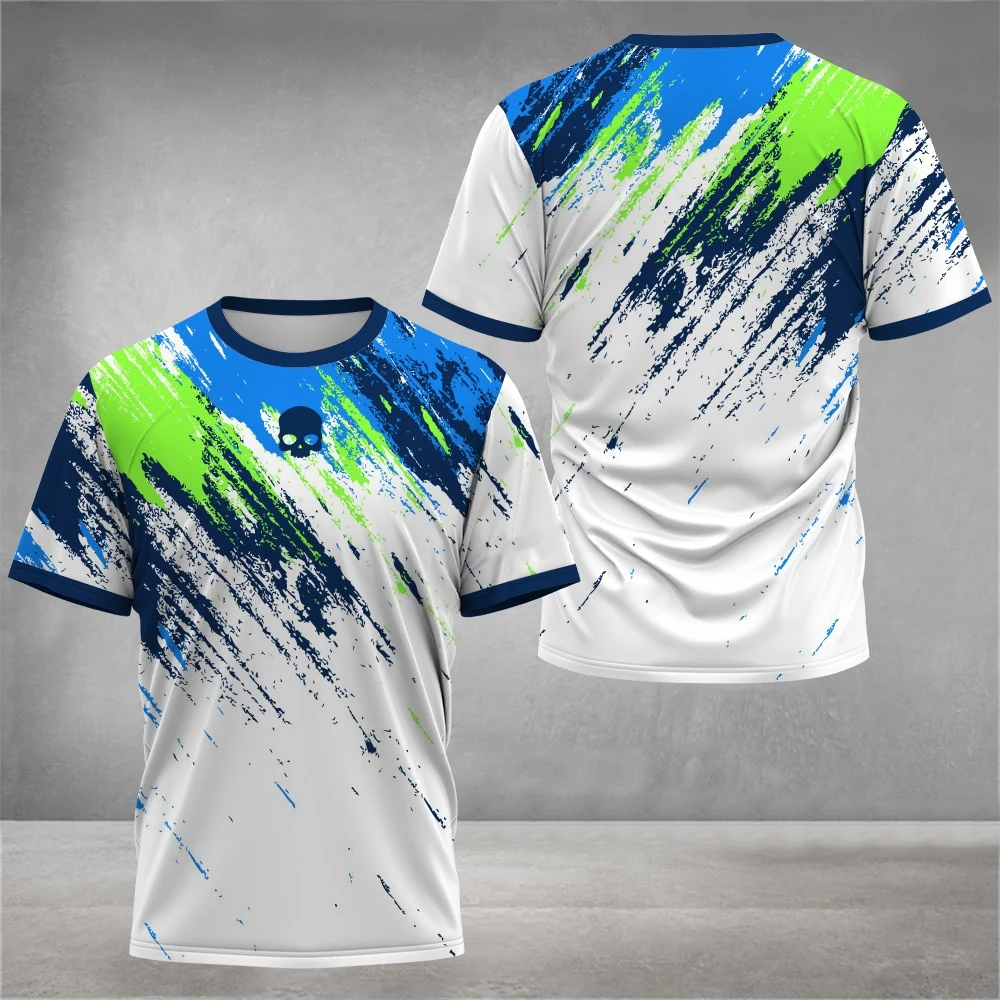 Sport T Shirt Men Summer Gym Crew Neck Short Sleeve Tennis Running Casual Comfort