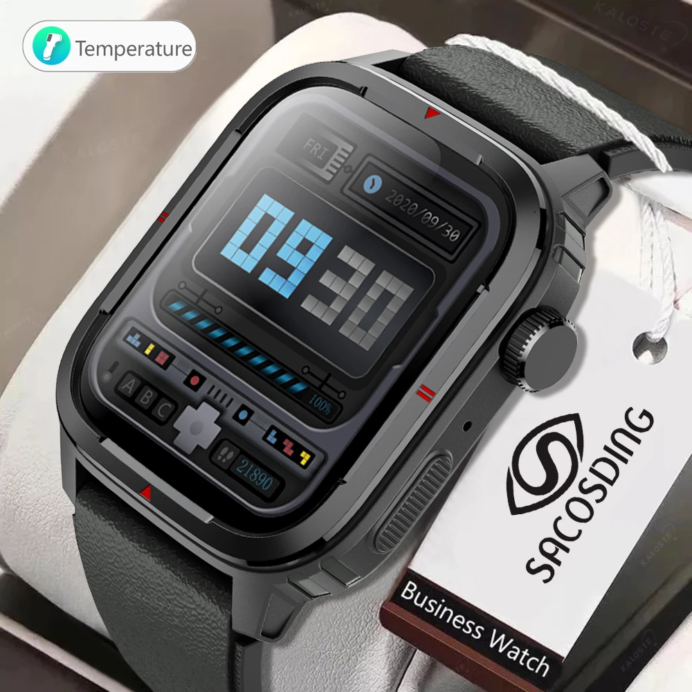 2022 New Body Temperature Smart Watch Men Heart Rate Sports Watches Custom Dial HD Call Waterproof Smartwatch For Xiaomi Huawei