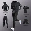 Men's Ice Fiber Quick-Dry Running & Fitness Full Set/Suit Tracksuit For Marathon, Training & Cycling，Jogging,Gym， sweatpants 5