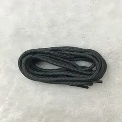 Premium Durable Polyester Shoelaces - Classic Round Design in 21 Colors, Multiple Lengths Available - 70cm (Dark gray)