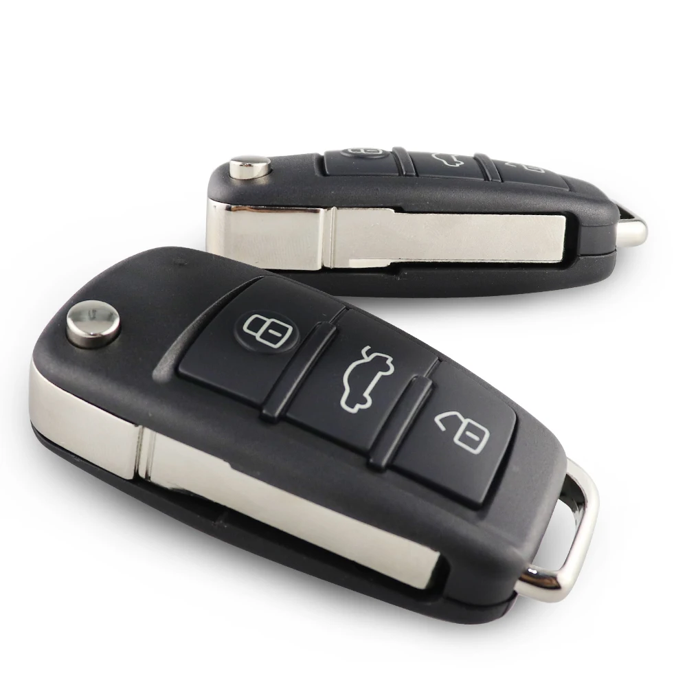 315/433Mhz Remote Car Key for Audi Q7 B7 Q3 A3 TT A2 A8 A6 A6L A4 S5 C5 C6 B6 A4L A5 Q5 S RS S18X0837220 8P0837220D ID48 No Logo