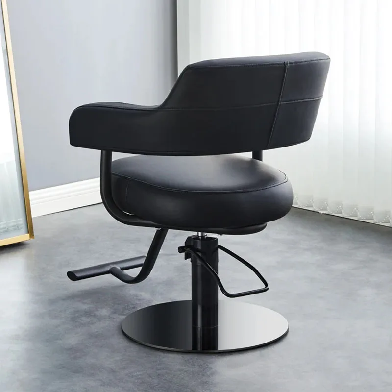 Barbershop Barber Salon Chair Luxury Modern Makeup Hairdressing Salon Chair Portable Swivel Cadeira De Barbeiro Furniture