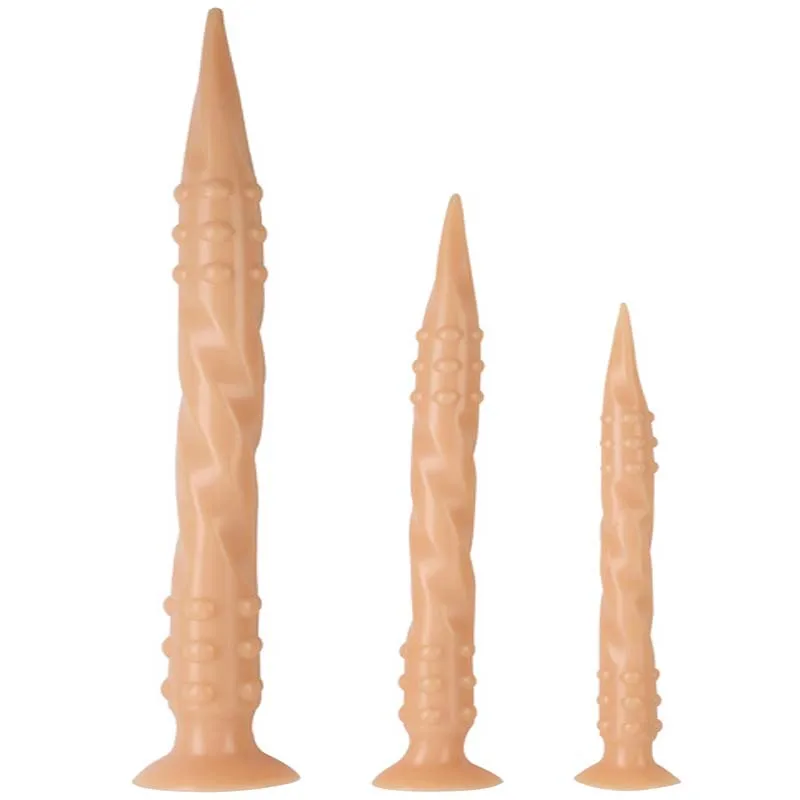 Long dildo à perles pour couples anal plug stimulateur sextoy_voghion.com