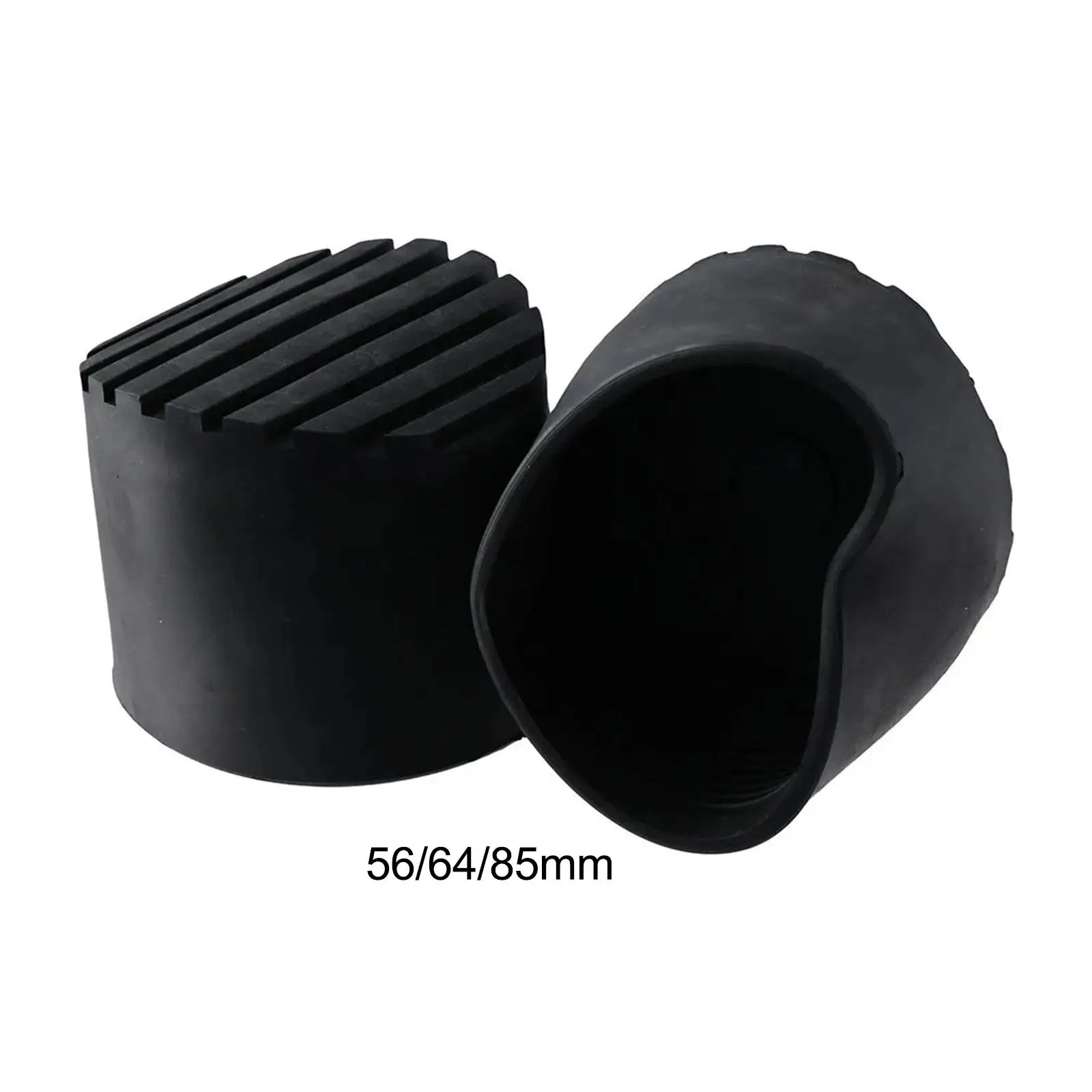 Telescopic Ladder Feet Pad Rubber Cover Black Flexible Floor Protection Spare ladder feet covers