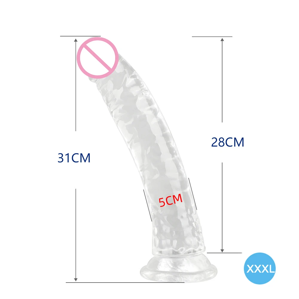 Sex Toys 31CM Realistic Long Dildo Penis Suction Cup Big Dick Female Masturbator Clitoral G-spot Stimulator Lesbian For Women
