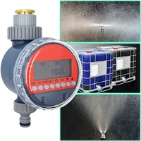 WUJIE Ball Valve Irrigation Timer Automatic LCD Watering Electronic Water Tank Controller Irrigator for Home Garden Greenhouse 1