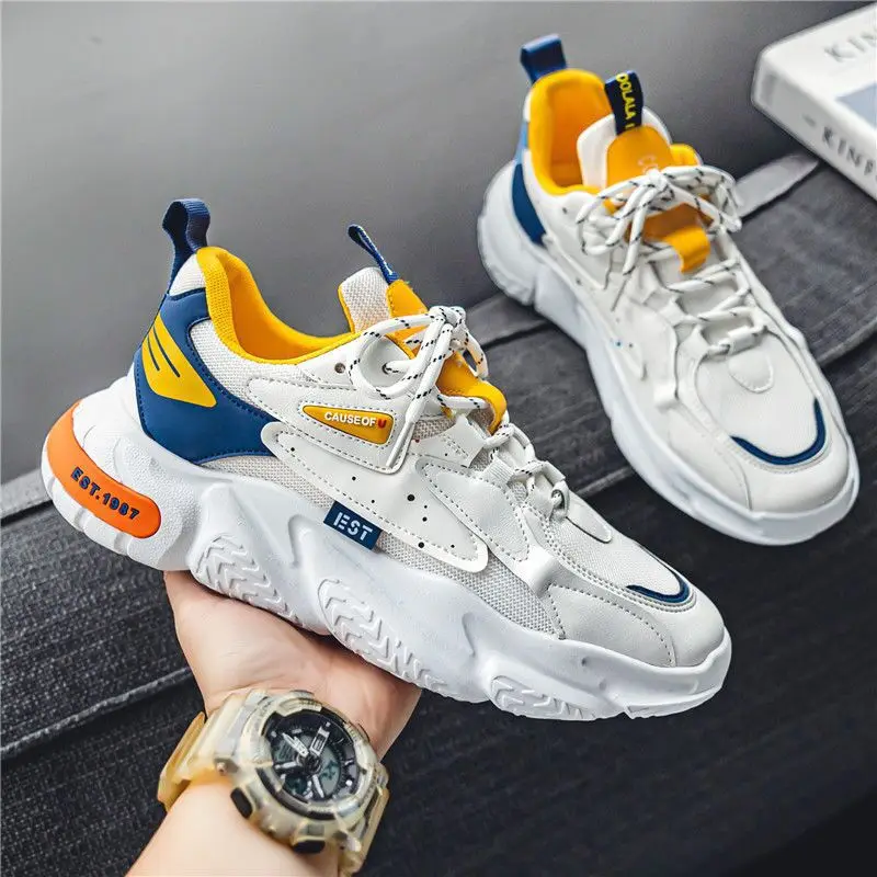 

2024 New Men Casual Sneakers Comfortable Running Shoes Lightweight Outdoor Anti Slip Training Shoes for Men Zapatos Para Hombres