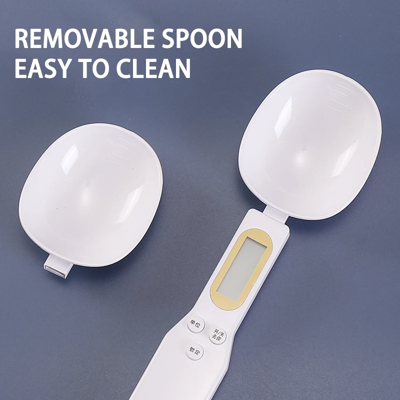 Electronic Kitchen Scale LCD Digital 500g 0.1g Measuring Food Spoon Scale for Milk Coffee Weight Measuring