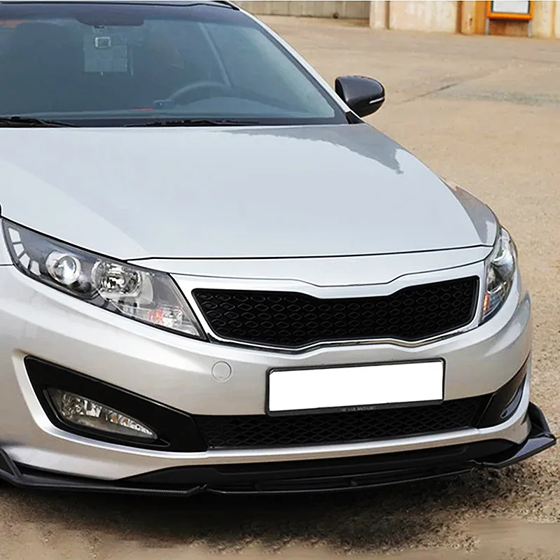 Car Front Bumper Lip Chin Spoiler Splitter Diffuser Guard Bodykit For 2011- Kia K5 Optima External Tuning Upgrade Accessorie