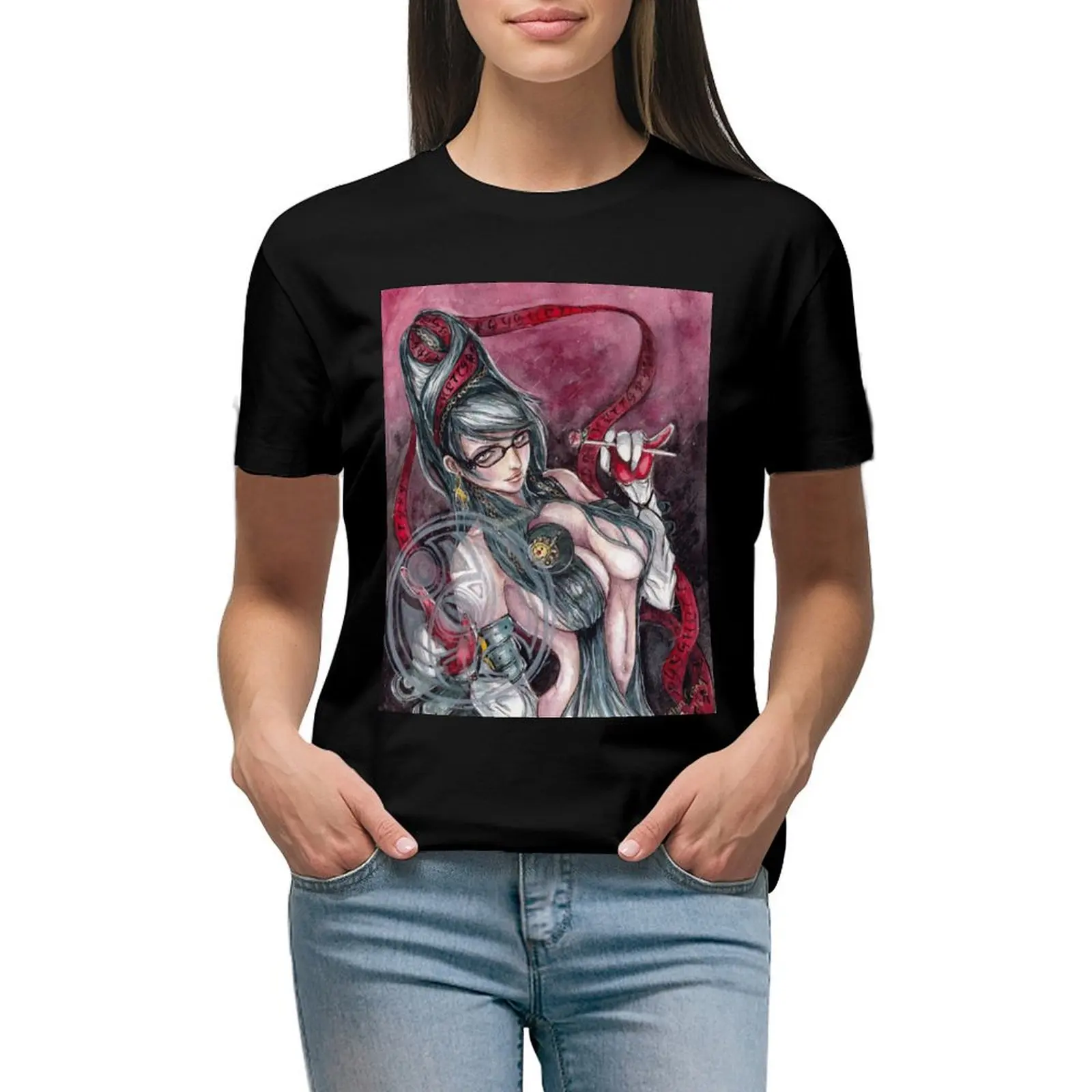 

Witch Time T-shirt animal print shirt for girls funny aesthetic clothes Women's t-shirt