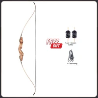 30-50lbs Take Down Recurve Bow Sports Practice Entertainment Game Bow Engineered Wood Bow Riser  Laminited Bow Limbs 1