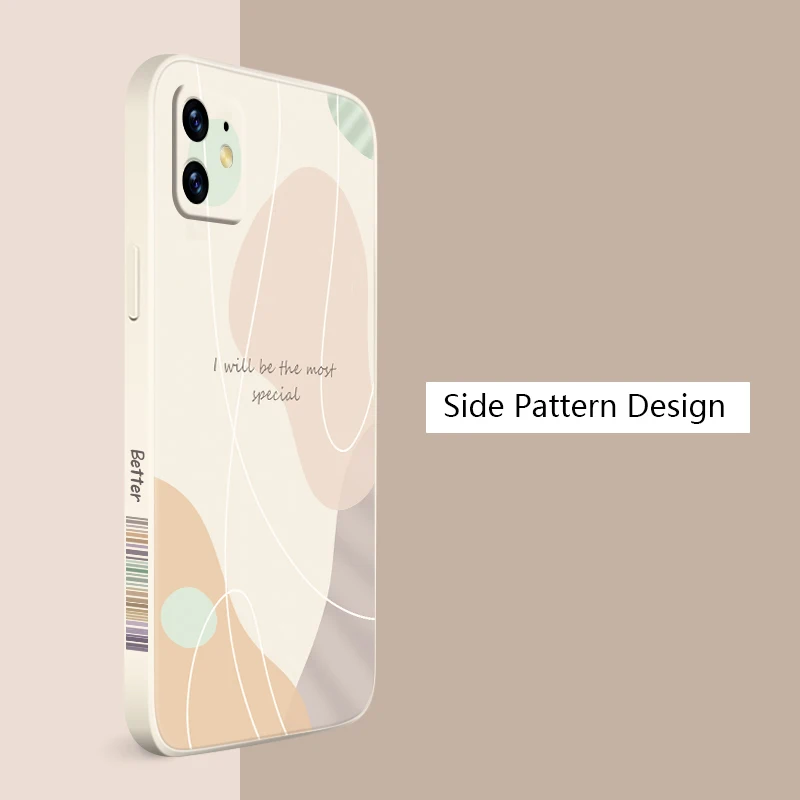 Colorful Cartoon Flower Silicone Shockproof Matte Phone Case