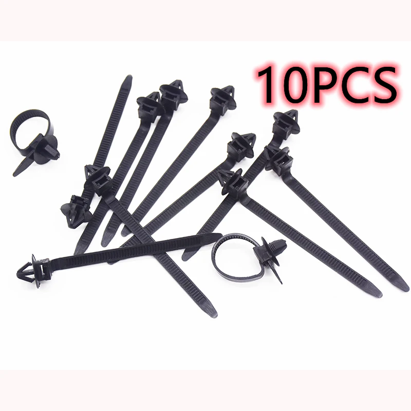 10 Pz Auto Nylon Tie Wrap Fermacavo Clip Di Fissaggio Per Chevrolet Cruze Captiva Lacetti Spark Orlando Epica