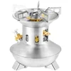 Gas Burner Stainless Steel Outdoor Gasoline Furnace Maintenance-Free Preheating Integrated Portable Gas Stove Camping Tile SG500 1