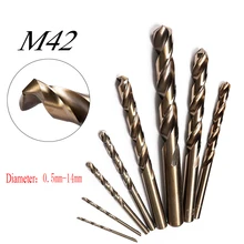 

1Pcs high quality M42 twist Drill Bit 0.5-13mm used for Drilling on Hardened Steel, Cast Iron,Stainless Steel ect.