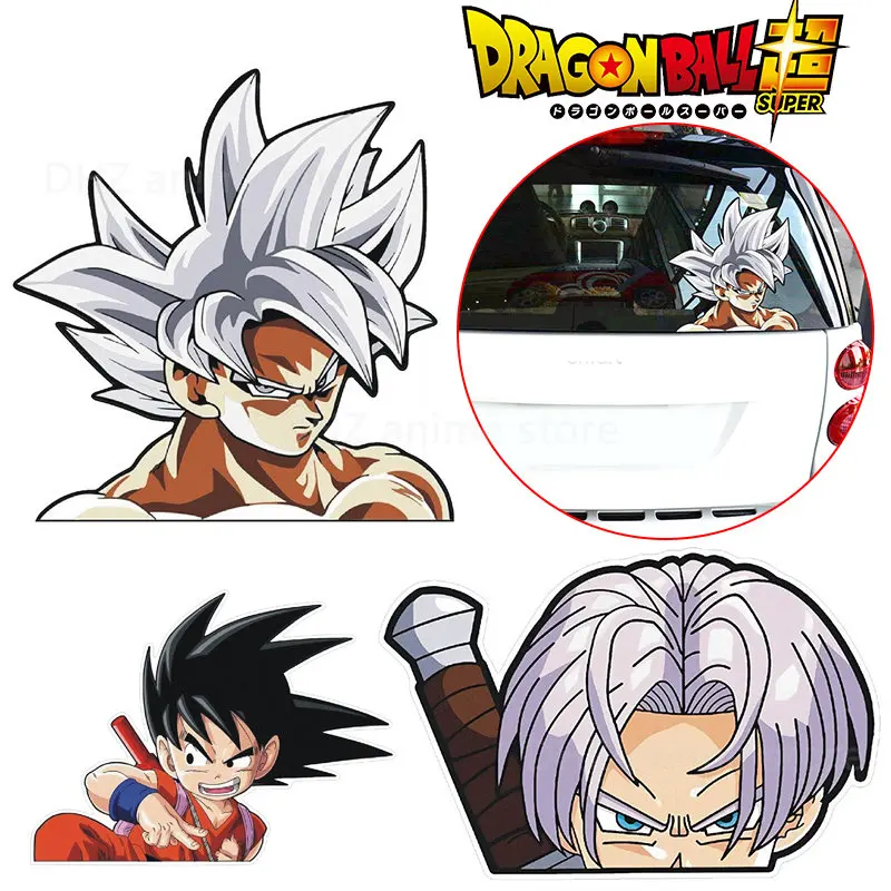 Jinzhaolai Dragon Ball Anime Figur Aufkleber Motorrad Auto Aufkleber Son  Goku Affe König Cartoon Lustiges Autozubehör Geschenk für Kinder