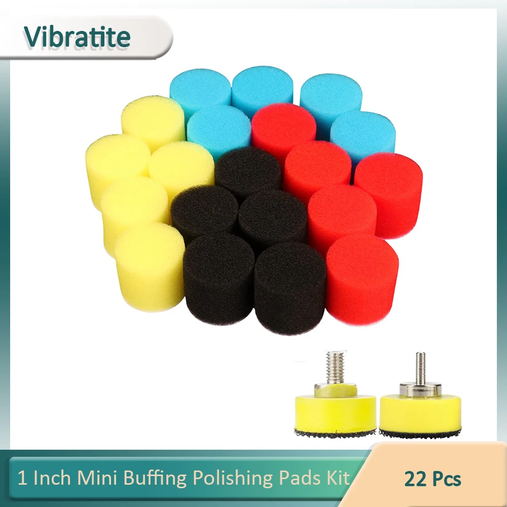 Kit 16 Mini Tamponi Lucidatura Auto - Cuscinetti Schiuma Per Aree Strette E Ruote - Foto 9