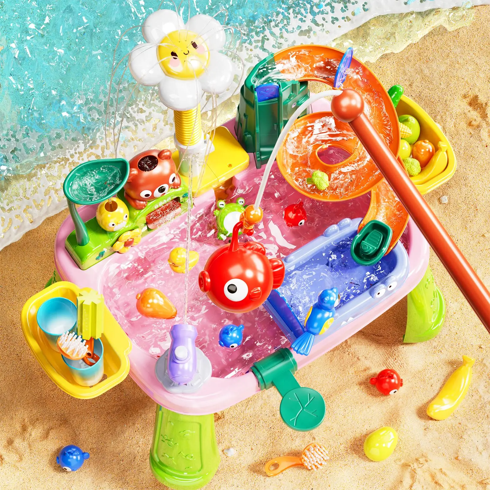 Giochi per lavello da tavolo ad acqua per bambini - immagine 3