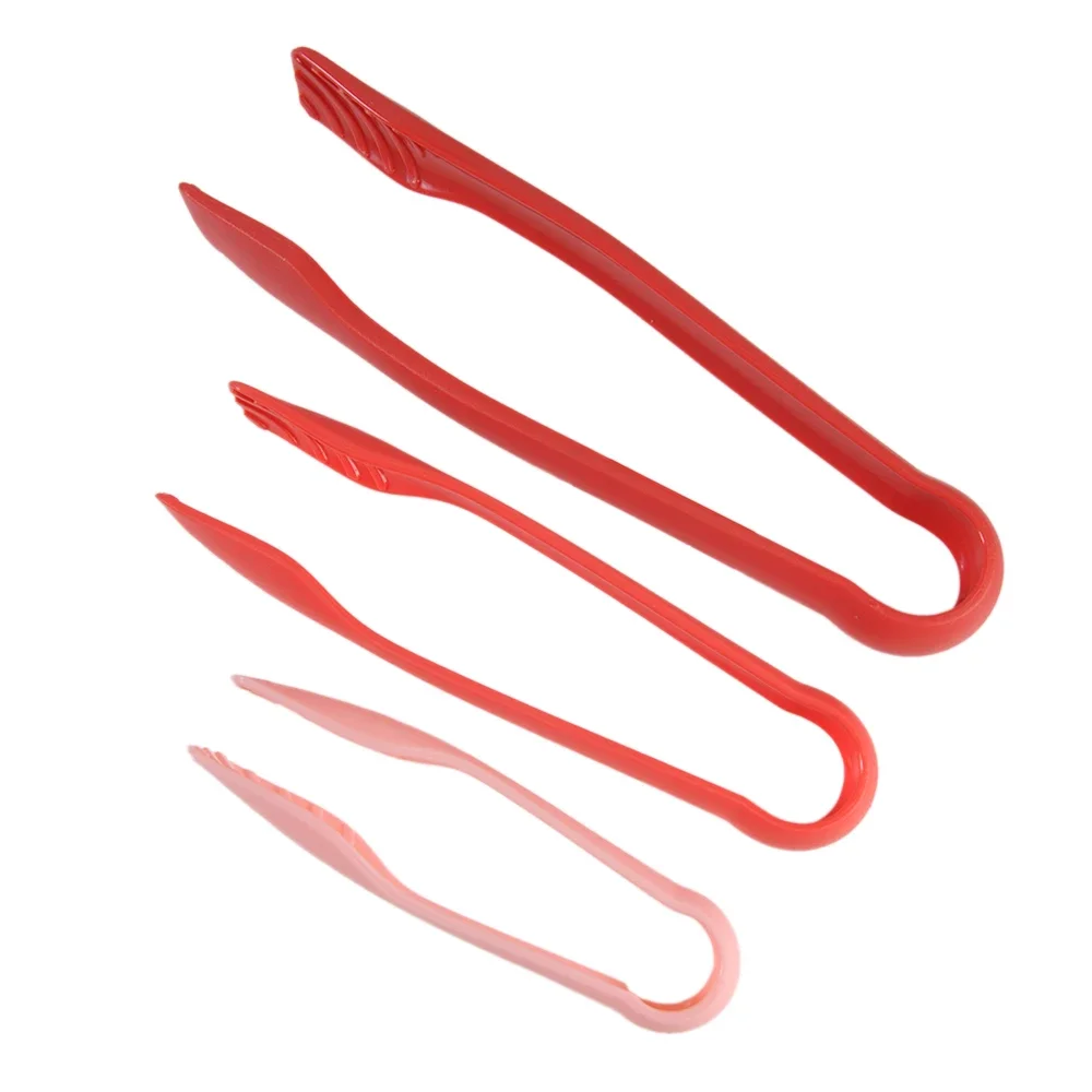 3Pcs Plastic Kitchen Tongs Serving Cooking Tongs for Barbecue Cooking Salad Grilling Frying Kitchen Utensils Utensils