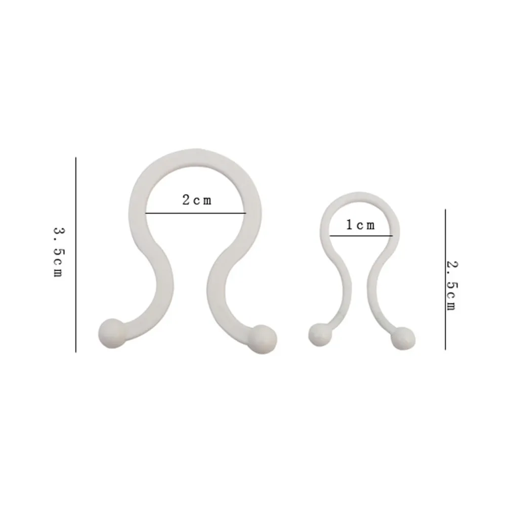 40Pcs 케이블 와인더 와이어 클립 주최자 미니 코드 관리 스레드 도구 컴퓨터 전원 라인 데스크탑 케이블 용 대형 사이즈