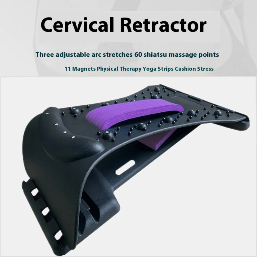 Cervical Spine Corrector Lumbar Back Stretcher Home Neck Support Traction Device Top Waist and Back Opening Waist Fitness