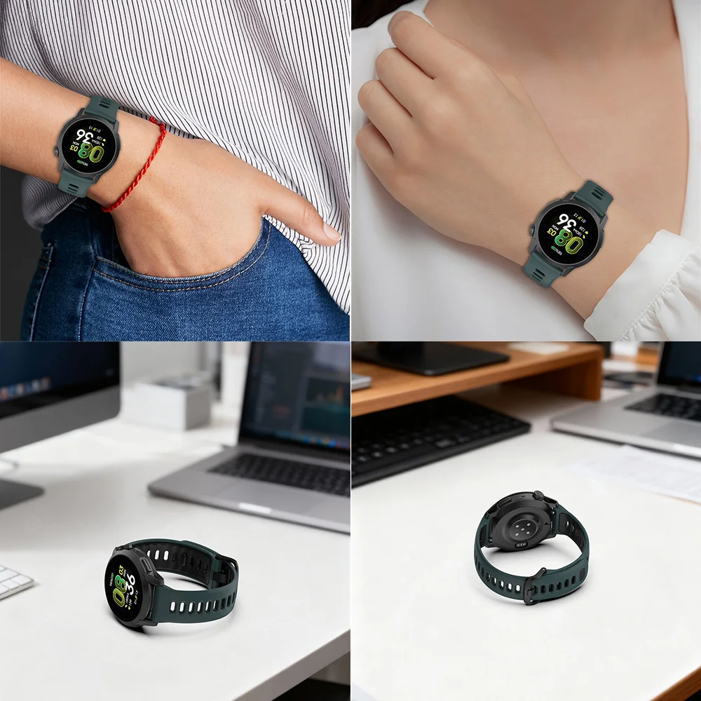 Protective Watch Case Cover with Glass Film - Hard PC Frame Shell Accessory