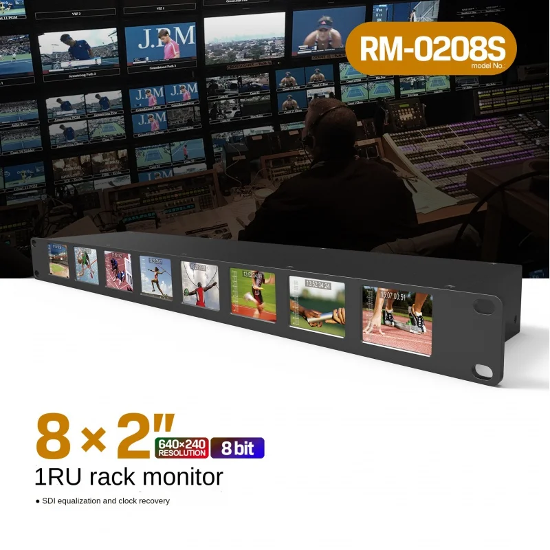 

LILLIPUT 2" 8-Link 3G-SDI Rack Monitor RM-0208S