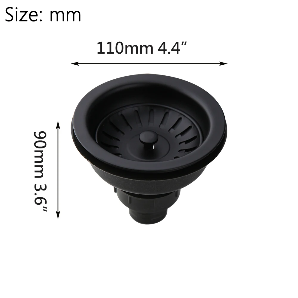 Kitchen Sink Filter Sink Strainer Sink Filter Kitchen Sink Strainer Kitchen Sink Stainless Steel Dish Drainer Strainer Stopper Combo Kit Drainage Waste Set SUS304 Filter