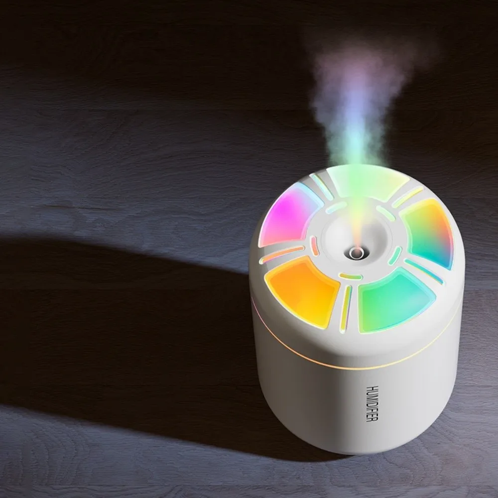 보습 180ML 차량용 미니 아로마 디퓨저 USB 미스트 메이커 에센셜 오일 정화기 LED 휴대용 가습기 침실용