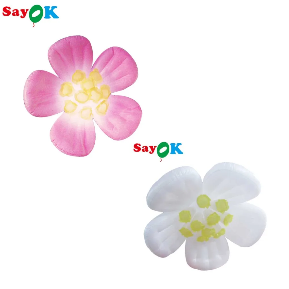 

Sayok Inflatable Flower Hanging Decoration Giant Inflatable Flower with Remote Controller Air Blower for Show Bar Advertising