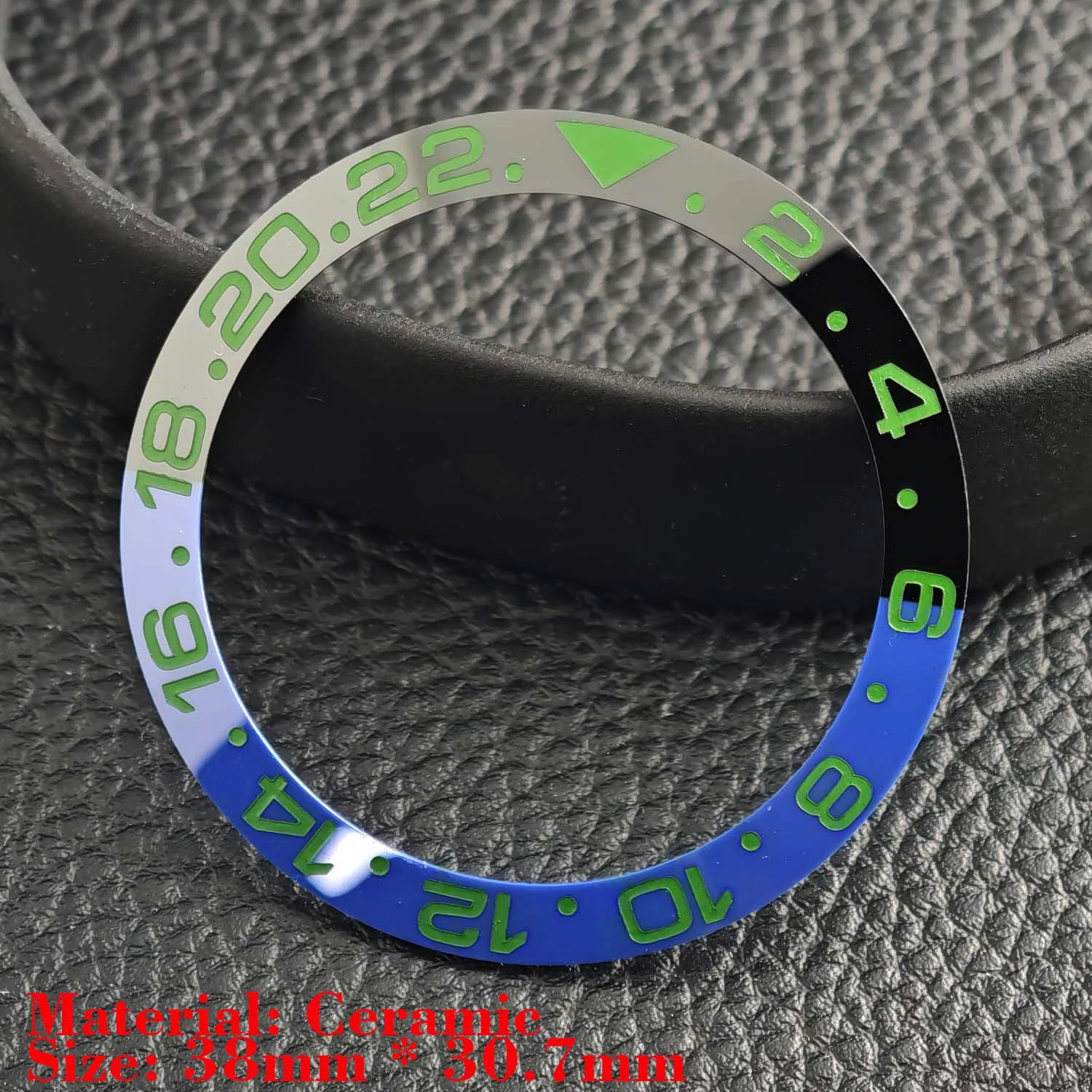Ceramic Luminous Bezel Insert for Men's Watch - Premium Replacement Accessory